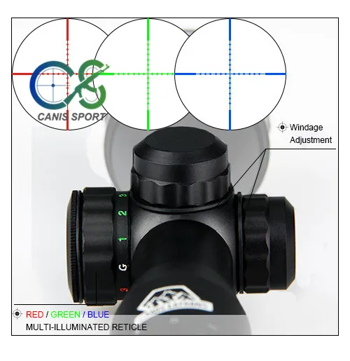 Canis Latrans винтовка охотничий прицел 6x32 мм с подсветкой сетка тактический Mil-Dot винтовка прицел Охотник прицел для охоты gs1-0145