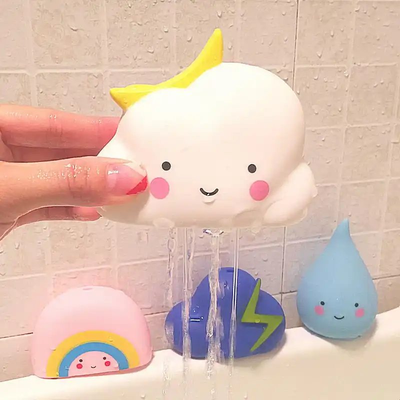 rainbow bath toy