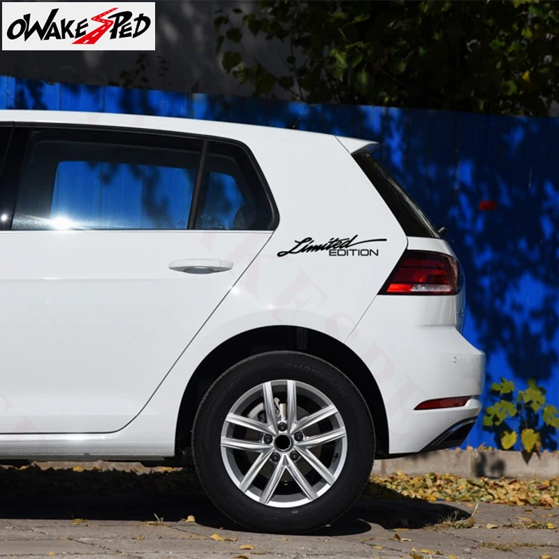 Car Sticker 30CM*6CM LIMITED EDITION Creative Vinyl Sticker On Car Stickers and Decals Window Sticker Car-styling Decal
