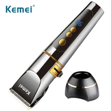 Kemei профессиональный электрический триммер для стрижки волос перезаряжаемый съемный триммер для волос Машинка для стрижки волос триммер для волос