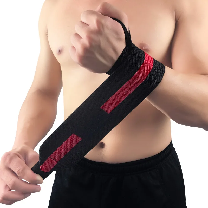 

1Pcs Wristband wrist wraps Elastic Sport Bandage Wrist Support Tennis Cotton Weat Band Fitness Powerlifting Gym Carpal Tunnel