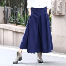 Весна Зима Новая двойная юбка с карманами Асимметричная эластичная талия Женская Однотонная юбка длинные юбки Qy 060