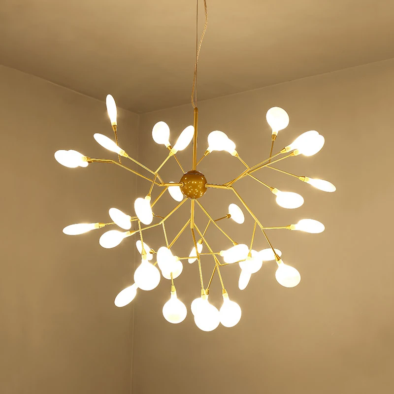 Современные художественное украшение дома кулон люстра свет блеск де TECHO LED