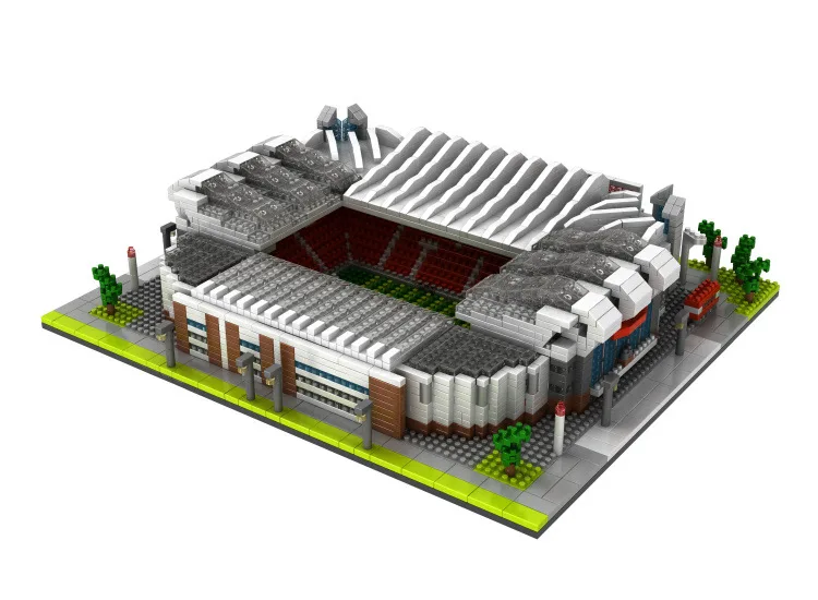 Manchester United Football Old Trafford Stadium Diamond Building Nano Blocks Toy