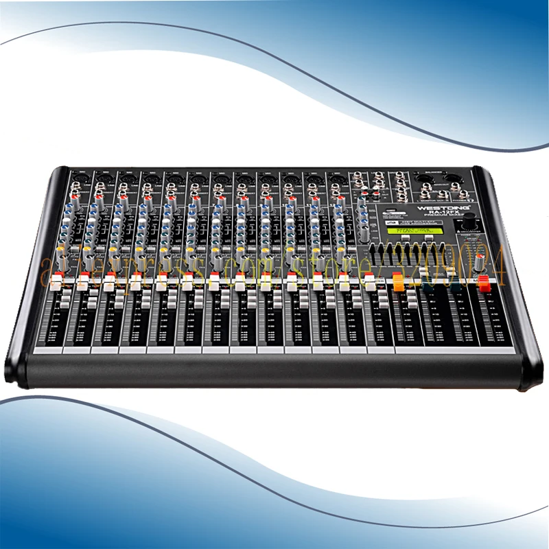 

Professional Digital Mixer 12 channels with USB 48V Phantom Power Tuning Equipment