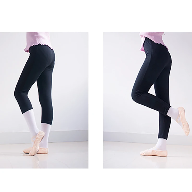 Girls Capri Leggings Ballet Dance Pants Women Tight Stretch Gymnastics Jogging Yoga Ballet Dancewear Ballerina Trousers XC-9028 (4)