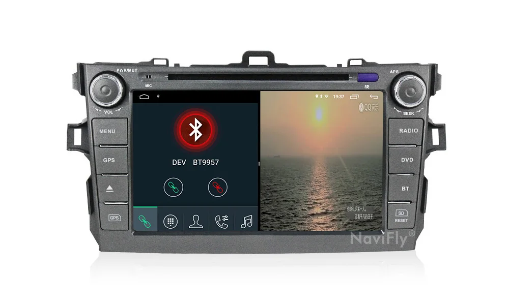 Best 2din 2+32G Android 9.1 Car dvd multimedia player for Toyota corolla 2007 2008 2009 2010 2011 radio FM WIFI USB GPS Navigation 13