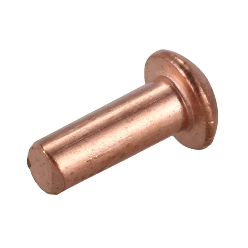 100pcs 3* 8mm round head solid copper rivets fasteners