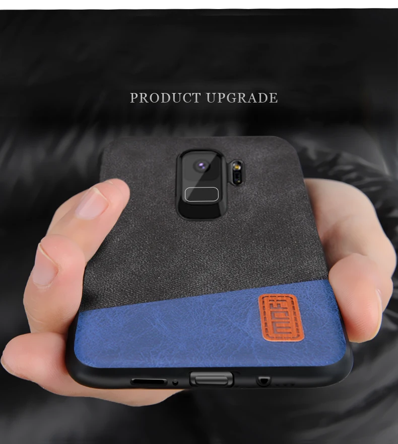 Для samsung S9 Plus чехол MOFI для samsung Galaxy S9 S9Plus жесткий чехол на заднюю панель чехол S9 S9+ Мягкий силиконовый роскошный кожаный чехол