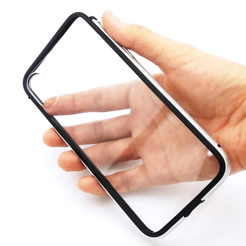 Ascromy For iPhone X Bumper Case Protective Aluminum Metal Bumper Frame For Apple iPhone X 10 iPhonex with Back Protecter Coque (16)