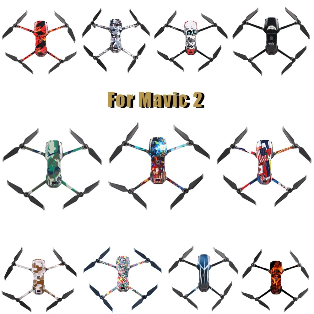 

DIY 3M Decoration Wrap Skin Water-resistant Sticker Decal Kit For DJI Mavic2 Pro Zoom Body and Remote Controller