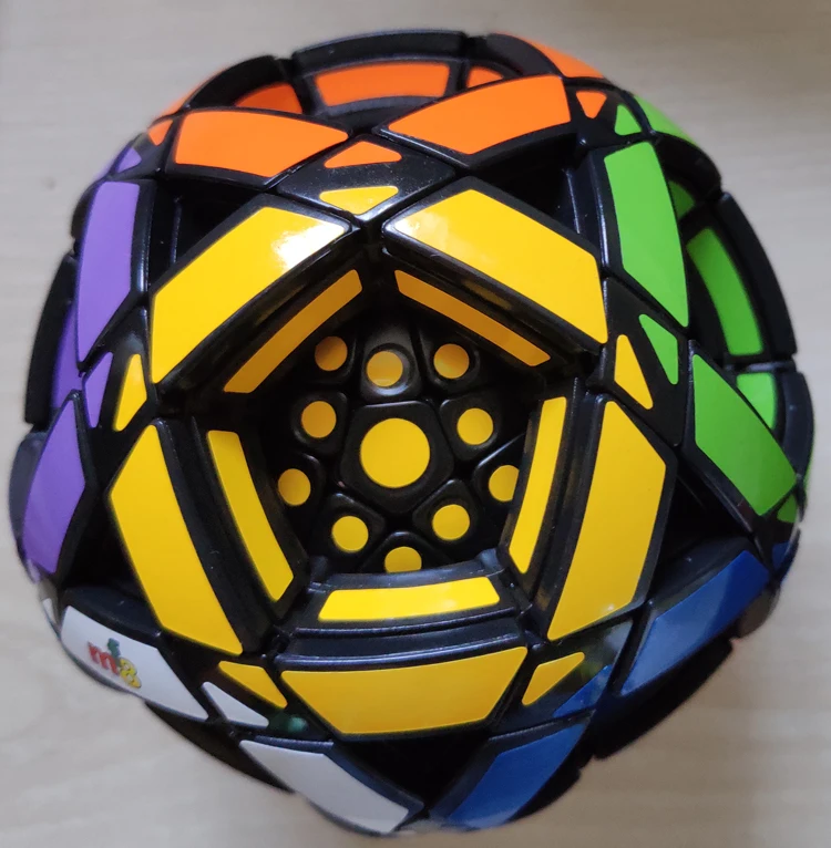 

MF8 Multi Dodecahedron Ball Cube Puzzle Black Cubo Magico Educational Toy Gift Idea