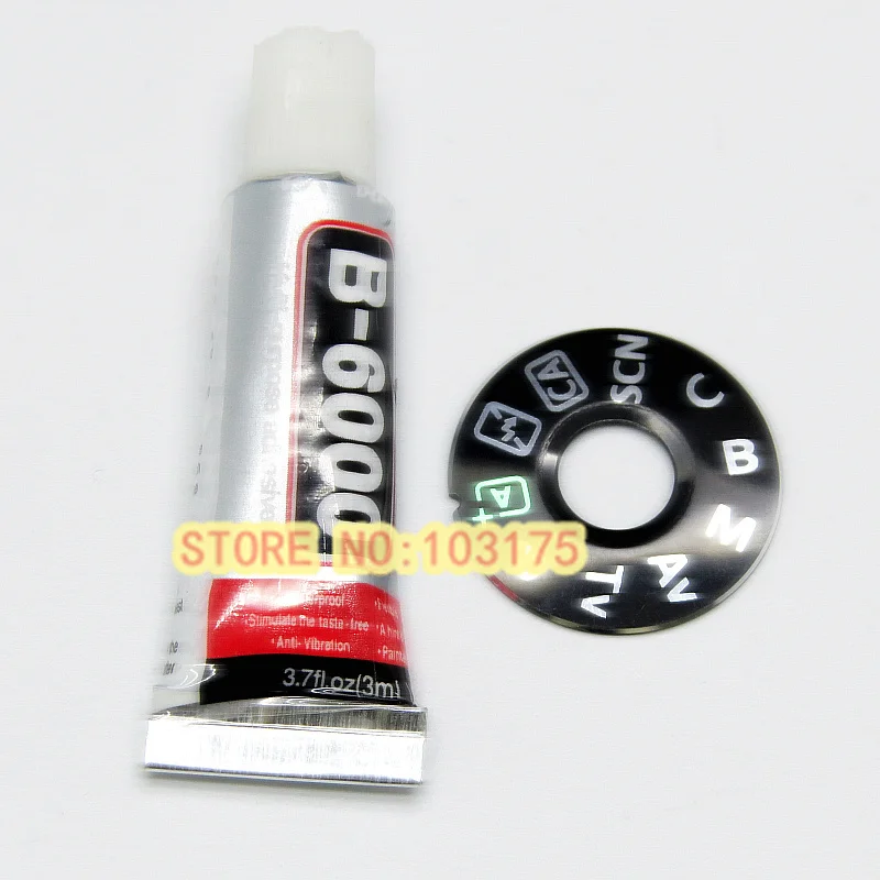 

New Interface Cap Button Label For Canon EOS 70D Top Cover Function Mode Dial + glue Camera Part