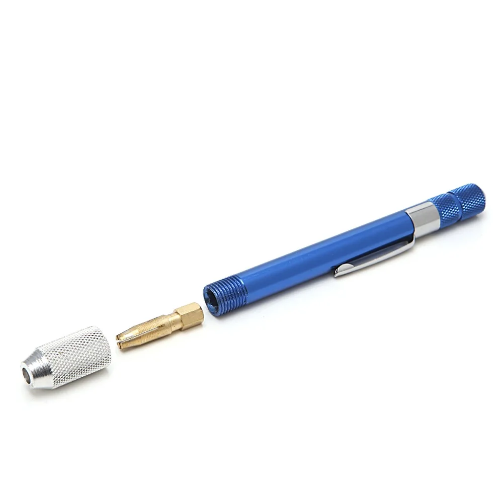 21 X Mini Twist Drill Bits Set Index 61-80 w//Aluminum Hand Drill For Hobby