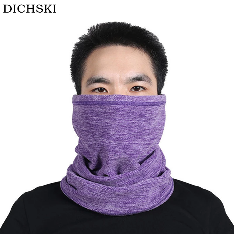 Multifunction Wool Fleece Thermal Neck Gaiter Warmer Tube Face Mask