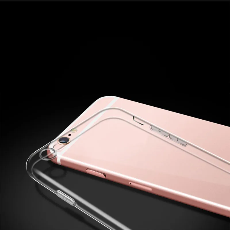 

Transparent Clear Soft Silicone TPU Phone Cases Mobile Cover for iphone SE 7 6s plus 8plus X for Samsung S6 S7 edge s9 Note4 5 8