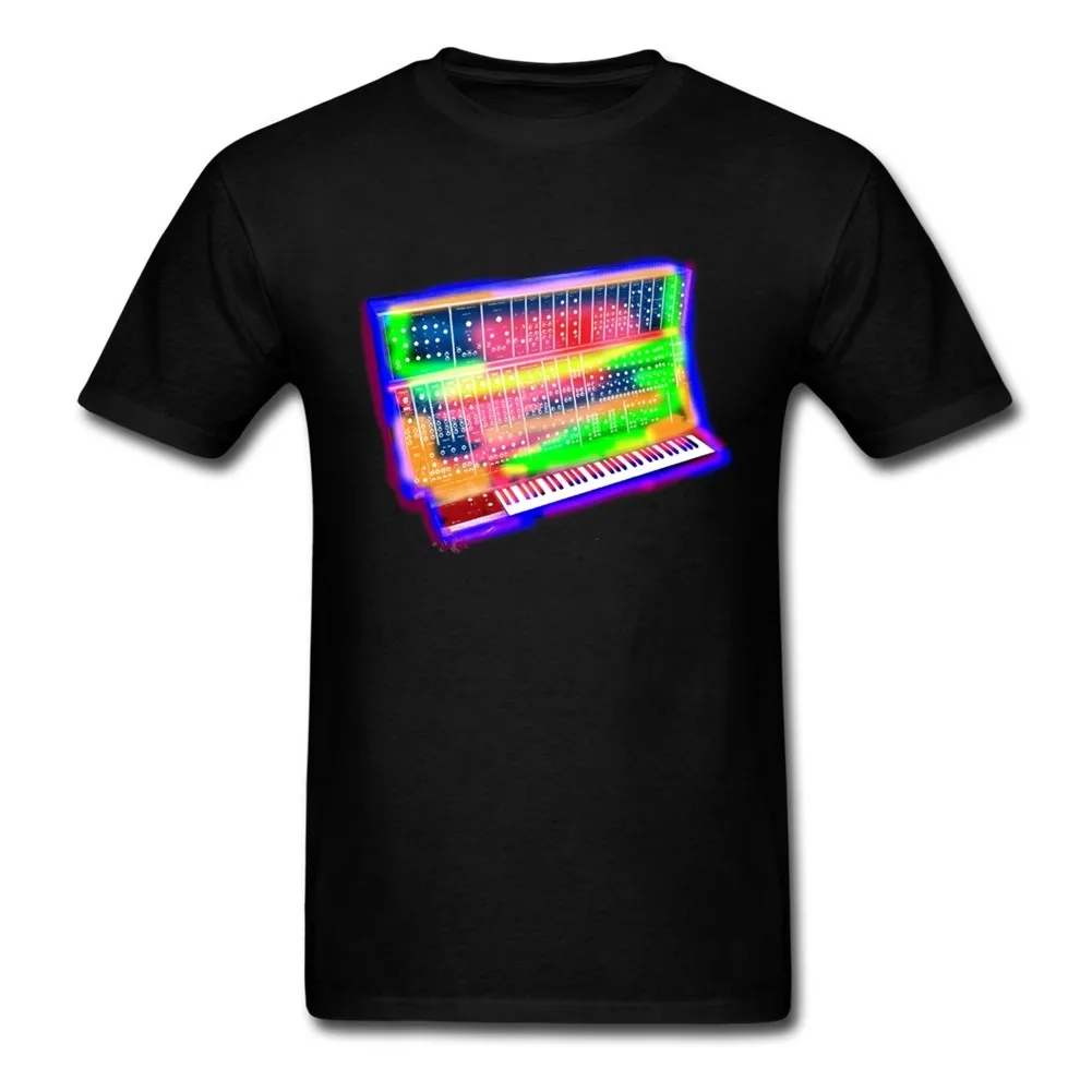 Синтезатор футболка Дизайн Для мужчин с короткими рукавами Tshirs смешно