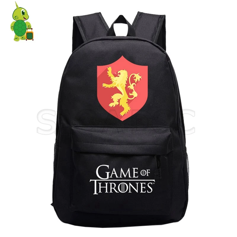 لعبة من عروش ظهره البيت ستارك Targaryen المدرسة أكياس للمراهقات الفتيان اليومية كمبيوتر محمول على ظهره عارضة حقائب السفر لعبة من عروش ظهره البيت ستارك Targaryen المدرسة أكياس للمراهقات الفتيان اليومية كمبيوتر محمول على ظهره عارضة حقائب السفر