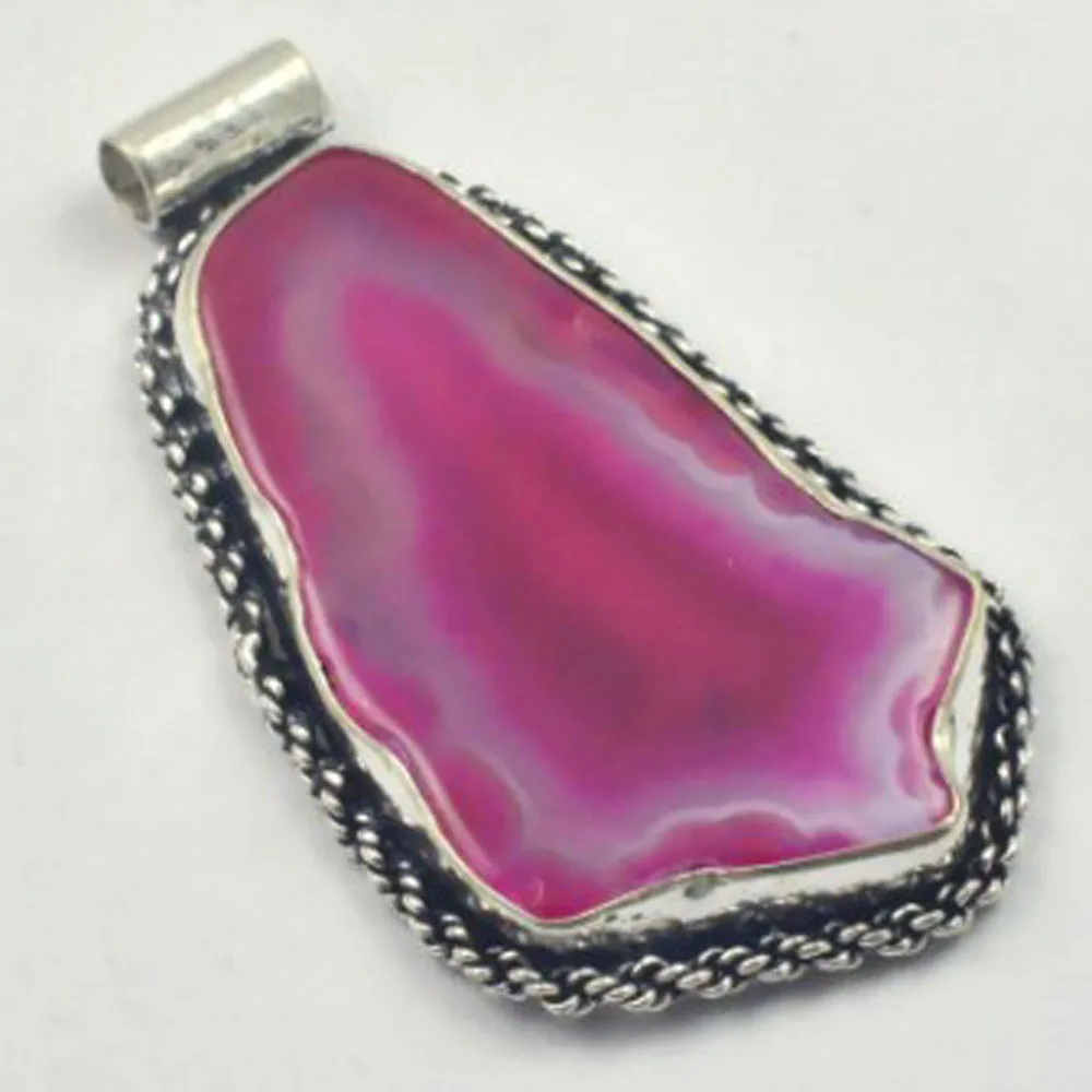 

Solar Quarts Pendant Silver Overlay over Copper, USA Size 54 mm , P5151