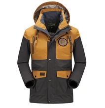 NIANJEEP Brand Winter Jacket Men Outdoor Waterproof Windproof Sports Ski Hight Quality Coat Camping Hiking Climbing Outwear