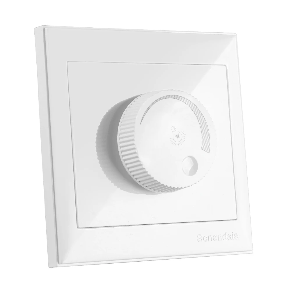 LED SCR dimmer wall switch 300W 600W 1000W AC220V LED Dimming Controller For Dimmable Ceiling light Downlight Spotlight