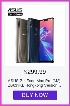 ASUS ZenFone Max Pro(M2) ZB631KL 4 Гб ОЗУ 64 Гб ПЗУ 6,3 дюйма 4G LTE смартфон Face ID 5000 мАч Android 8,1