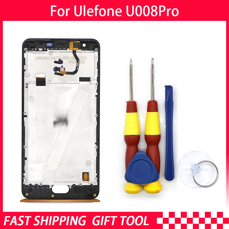 

Touch Screen LCD Screen LCD Display For Ulefone U008 U008 pro Digitizer Assembly With Frame Replacement Parts