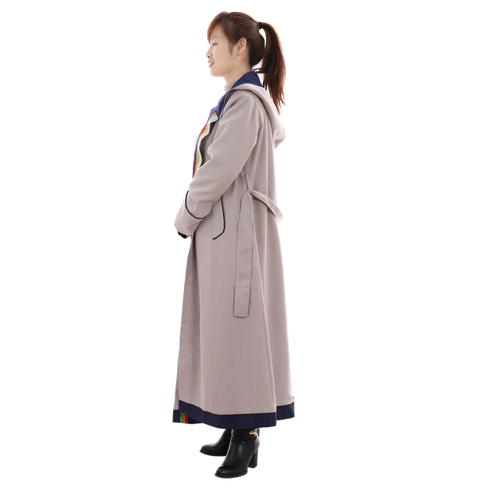 13th женский костюм для косплея Доктора Кто пальто для косплея куртка 13th doctor Jodie Whittaker пальто куртка Косплей Костюм