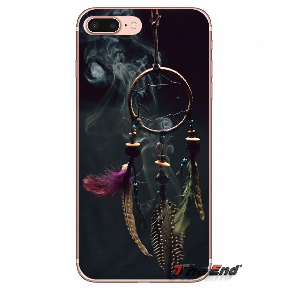 Ловец снов Dream catcher цветка TPU чехол для сяо mi красный 4 3 S Pro 4i 4C 5 5S Max Примечание 2