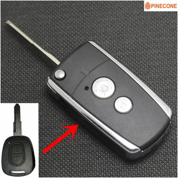 

PINECONE Key Shell for BEIJING BAIC MOTOR E150 E130 EV160 EV200 SENOVA D20 Key Case 2 Button Modified Remote Key Case Fob
