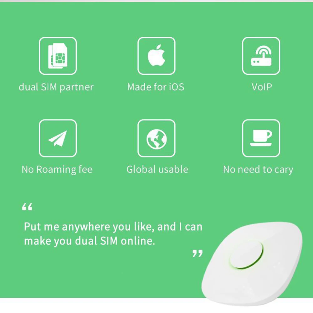 Две sim карты два режима ожидания 2SIM онлайн Goodtalk @ Home для i Phone 6/7/8/X и телефонов на