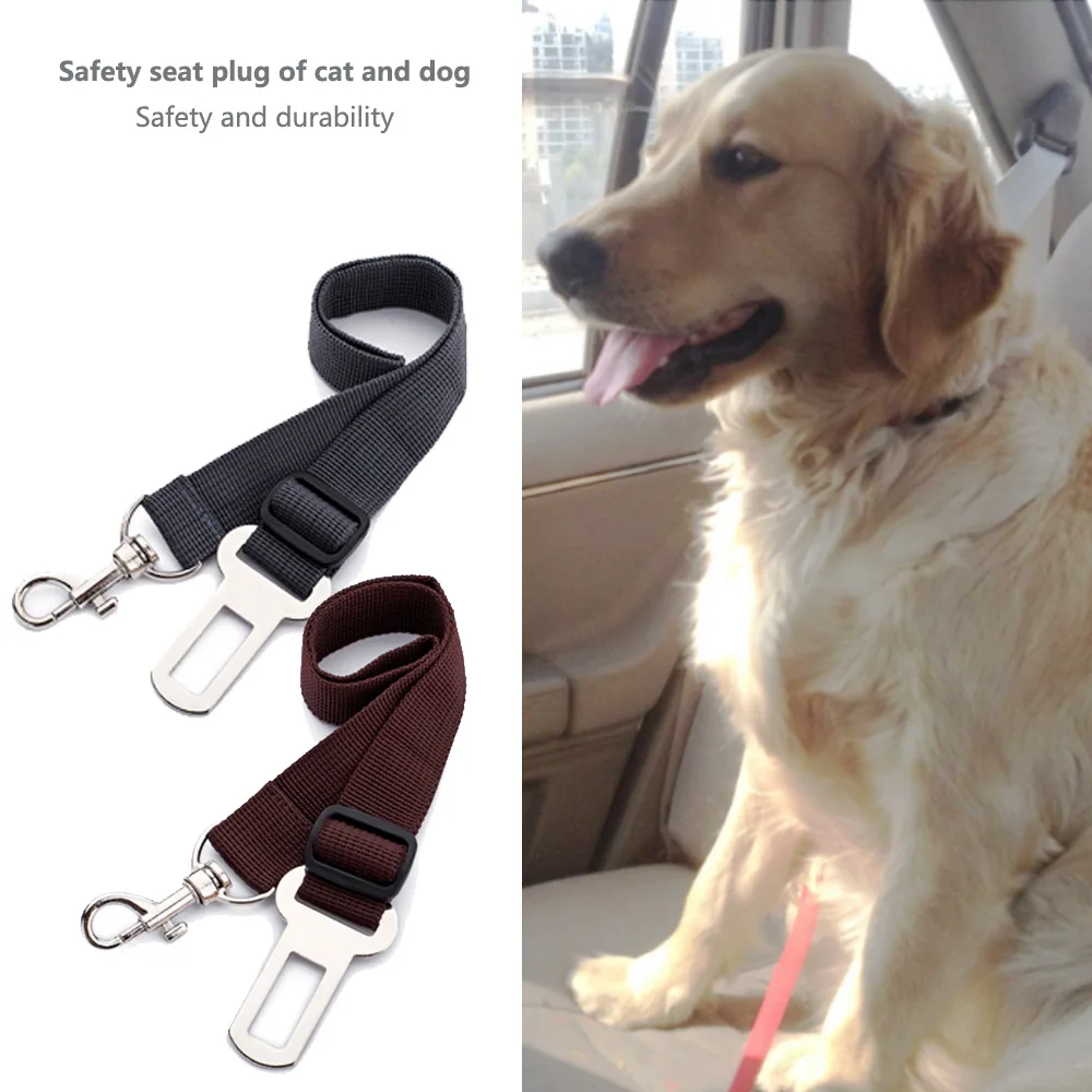 

2.5cm Seat Belt Padding Car Dog Pet Cat Safety Care Seatbelt Harness Lead Clip Vehicle Seat Beat Cover Carriers Auto Accessories