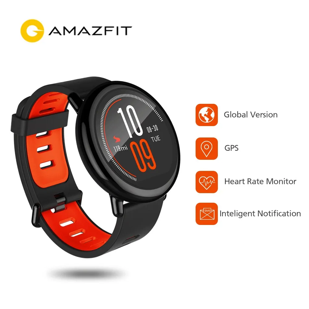 Xiaomi Huami часы AMAZFIT Pace спортивные Смарт-часы BT4.0 монитор сердечного ритма gps Шагомер Смарт-часы международная версия