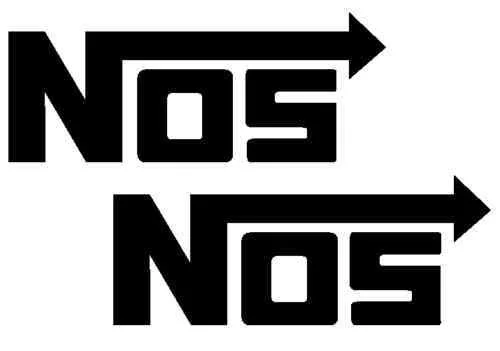 4 шт. NOS nitrous sticker Наклейка на окно 20 см