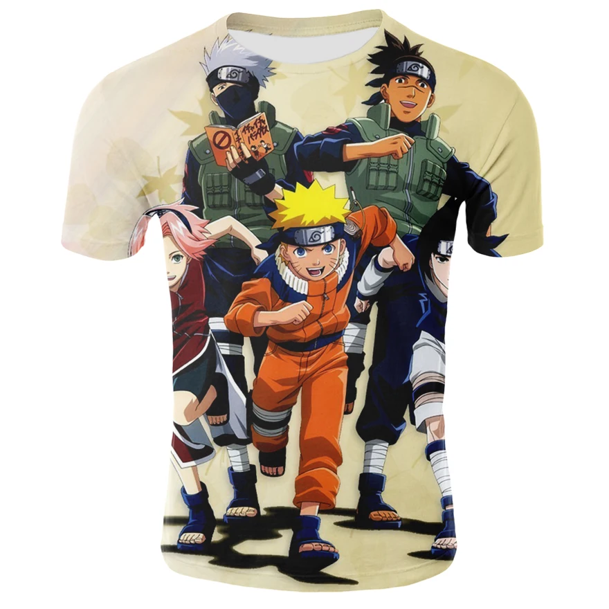 

Summer short sleeve Men's Anime Nerdy Black 3D Print T-shirt Women Manga Streetwear Tee Leisure fashion tops tshirt