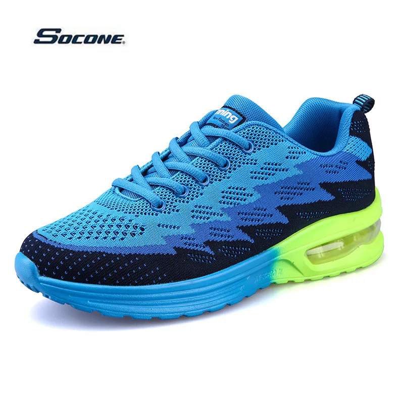 Hot Sell Adult Unisex Cushioned Casual Shoes Men Mixed color Breathable
