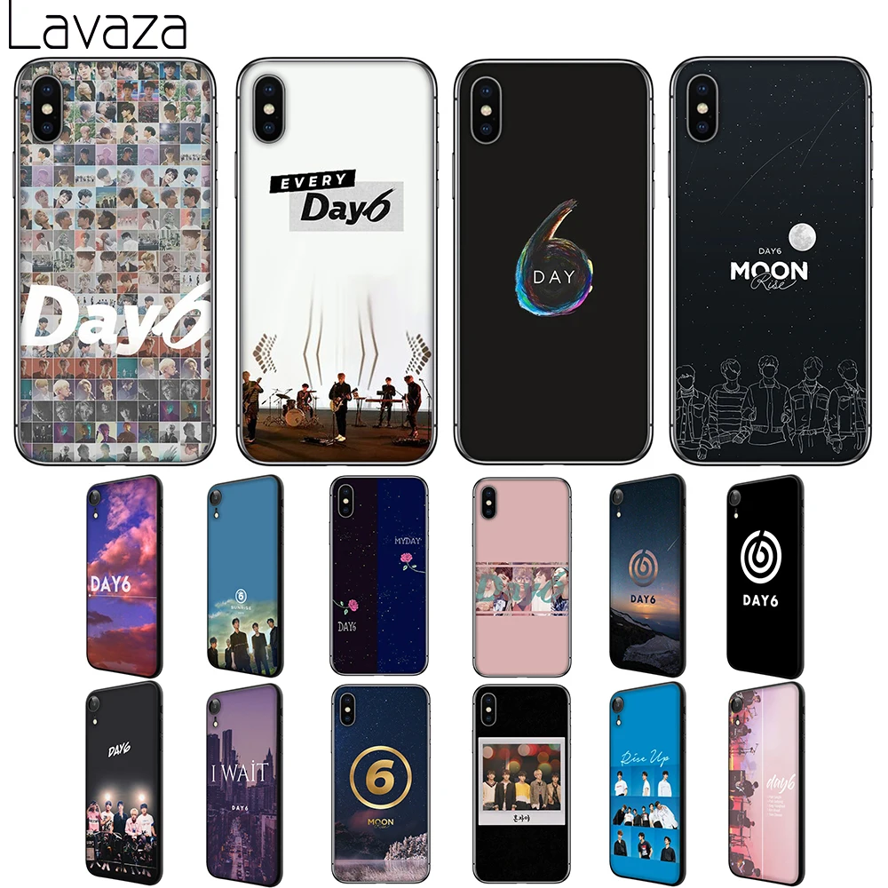 Мужской мягкий силиконовый чехол Lavaza DAY6 для Apple iPhone 6 6S 7 8 Plus 5 SE X XS 11 Pro MAX XR |