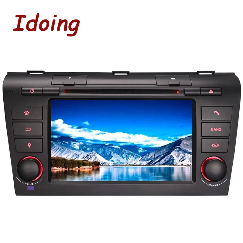 Excellent Idoing 2Din Android7.1 For Mazda3 Steering-Wheel Car DVD Multimedia Video Player Fast Boot 4Core 2G+16g GPS Navigation bluetooth 3