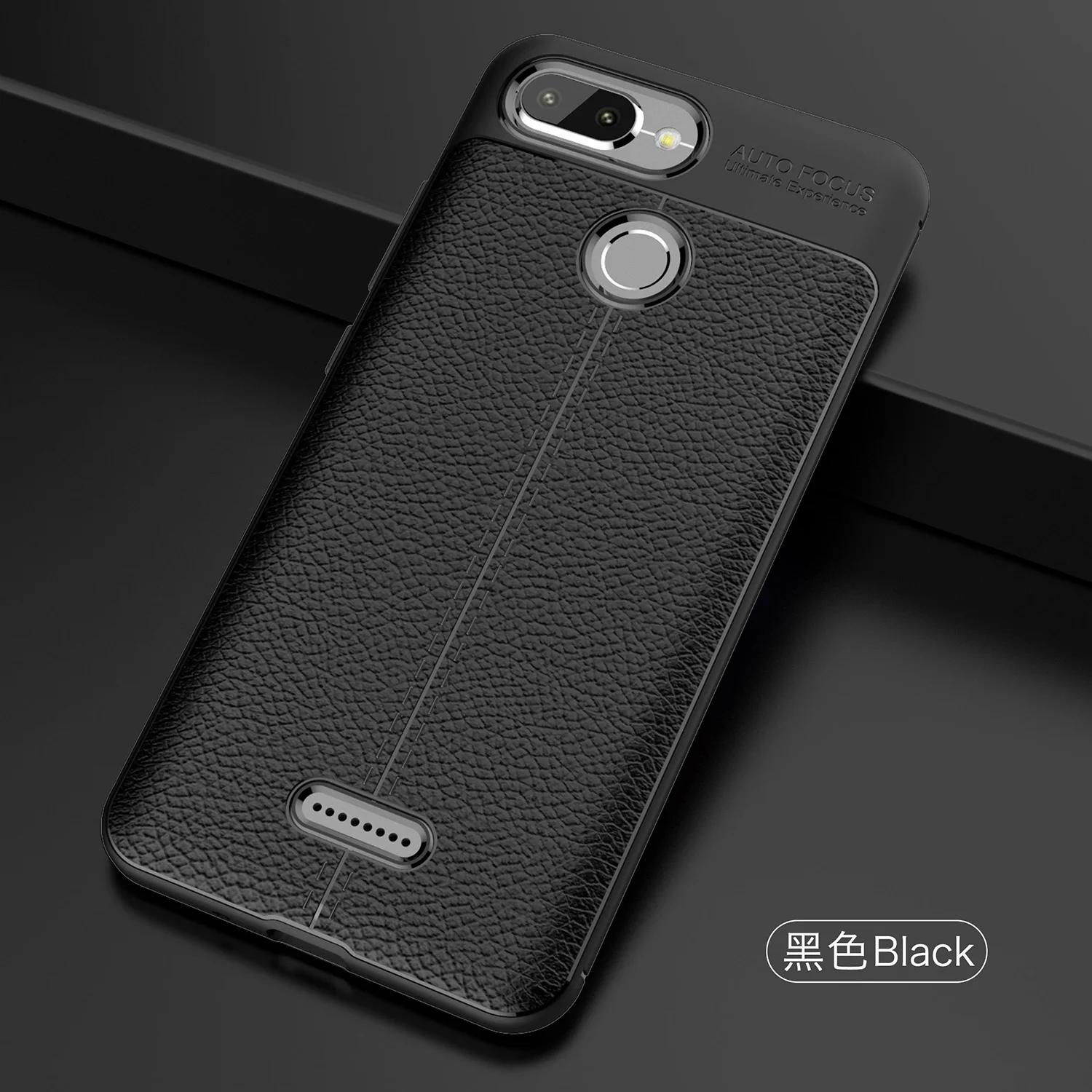 

Redmi 6 Soft TPU Case For Xiaomi Redmi 6 Case Leather Texture Silicone Phone Cover For Xiaomi Redmi 6 Business Coque Wolfsay