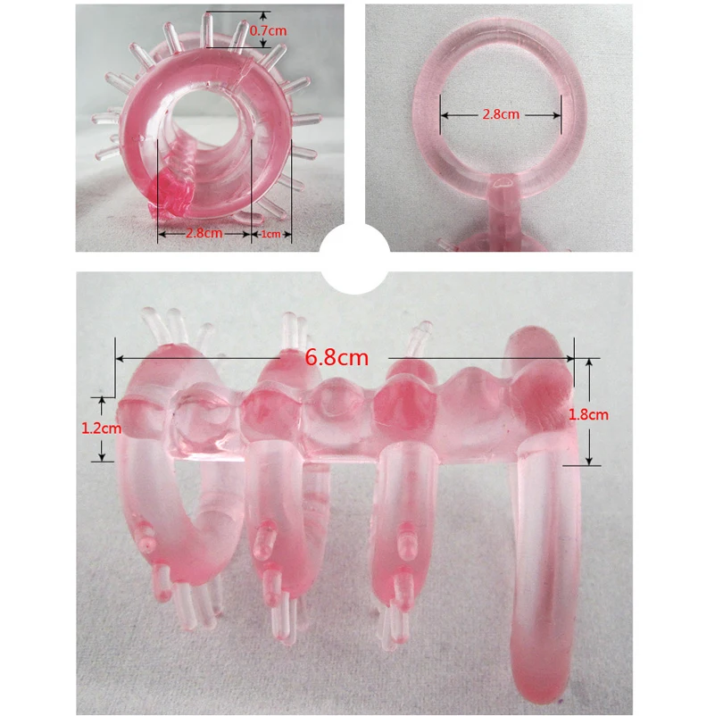 HC077cock ring chastity delay penis ring Cage (4)