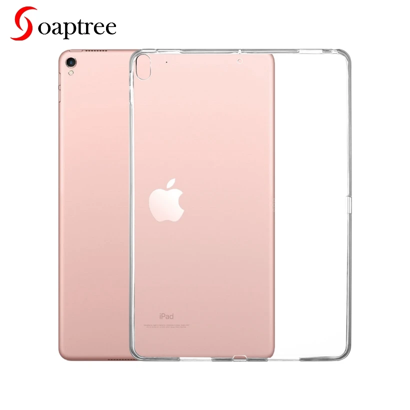 

Tablet Case For AppleiPad Pro 10.5 Case Transparent Soft Silicone Ultra-thin Cover For iPadPro 10.5 2017 Cover Back Coque