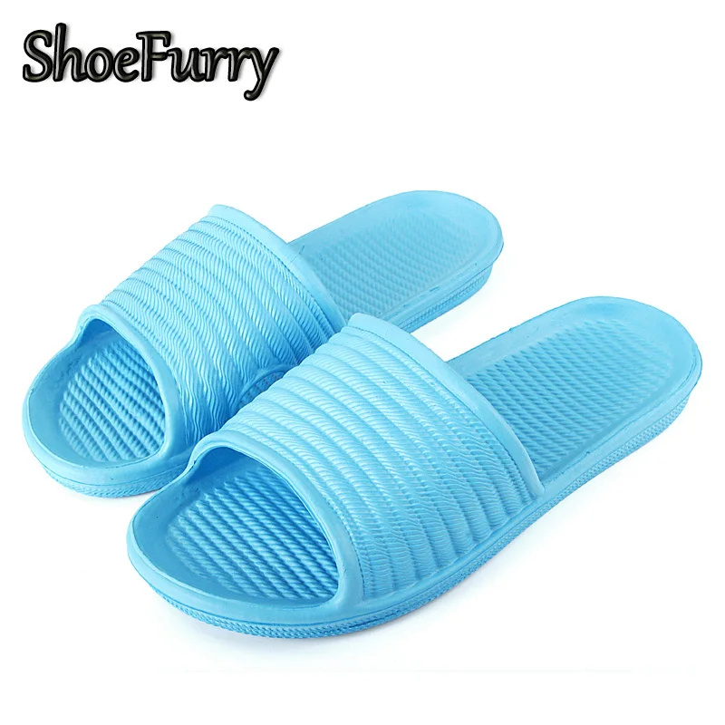 

ShoeFurry Woman Sandals 2019 Summer Beach Shoes Home Slippers Non-slip Indoor Bath Slippers Flip Flops Female Bathroom Slippers