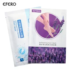 Efero 2 Упак. детские ножки отшелушивающие маски для ног Лаванда для ног удаление омертвевшей кожи пилинг маски для ног отшелушивающие