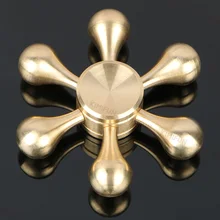 Съемный медный ручной Спиннер тихий стабильный высокоскоростной металлический СДВГ вращающийся длинный Спиннер игрушка