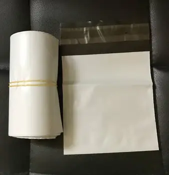 

Smallest 11x11+4cm White color self-adhesive poly mailer White poly mailing post envelope pouches Plastic Express Courier bags