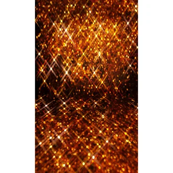 

Seamless Vinyl Photography Background Brown Gold Lights Stage Party Computer Printed Children Backdrops for Photo Studio ZH-7