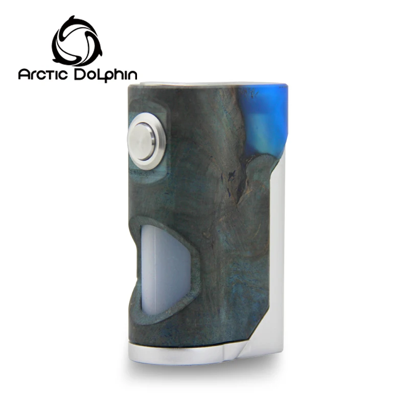 Оригинал Arctic dolphin Soul стабилизированный деревянный Squonk Mod одна батарея 18650 Squonker