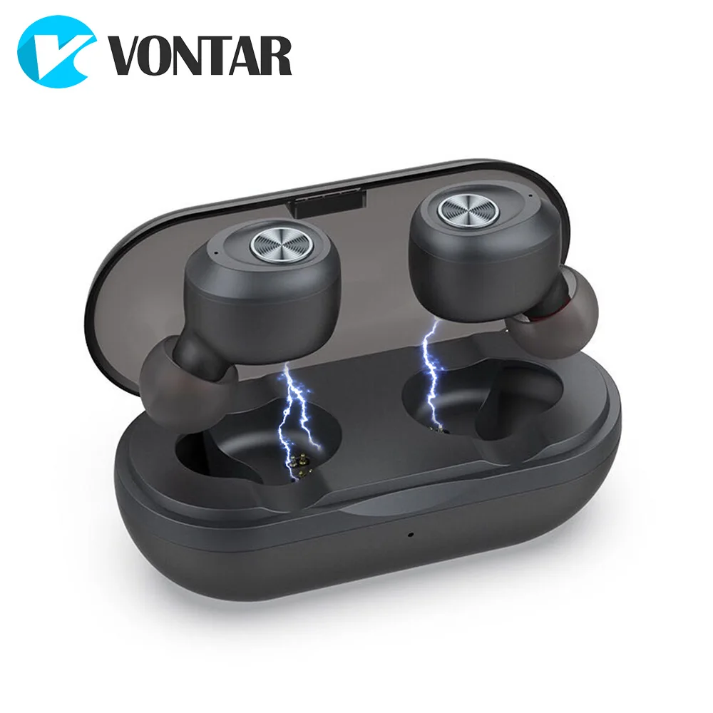 

Bluetooth 5.0 TWS IP010-A Auto Power Mini Wireless Ear buds Twins Earphone IP010A Battery Case Hands free Headsets BT 5.0 VONTAR