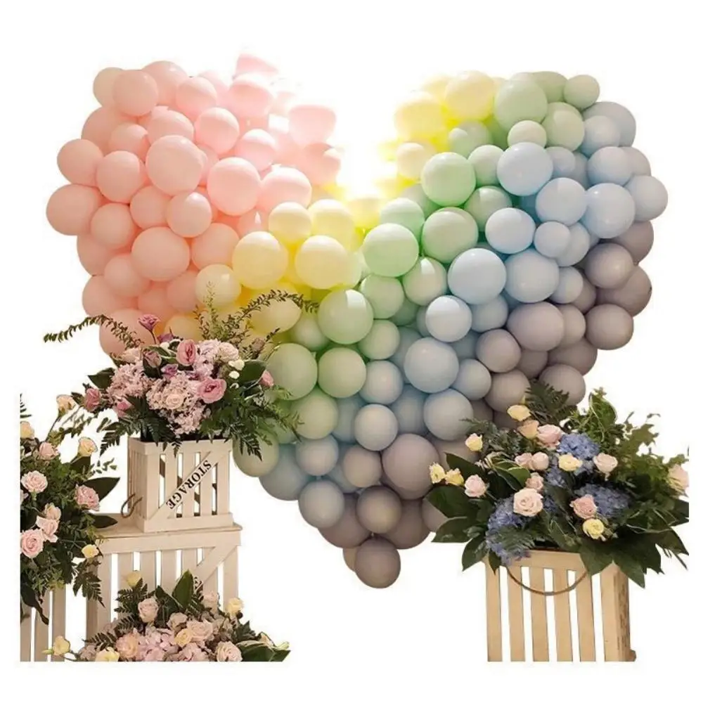 

100PCS 10-Inch Macaron Candy Colored Latex Balloons For Wedding Holiday Events Birthday Party Supplies Arch Balloon Tower