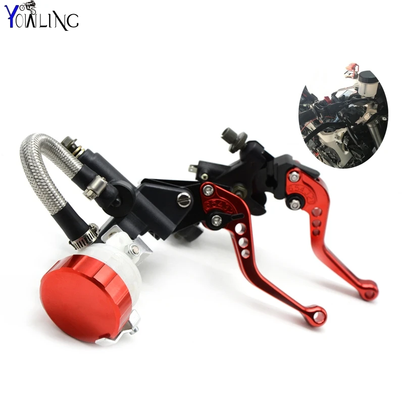 

Universal CNC Motorcycle Brake Clutch Pump Master Cylinder Lever Handle For Honda VTR1000F / FIRESTORM VTX1300 X-11 CB400 HORNET